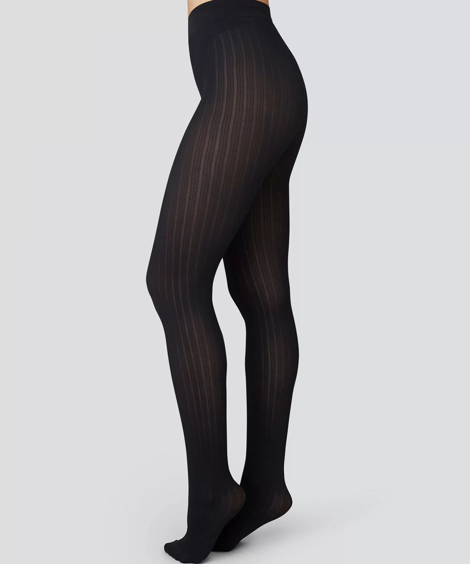 Hot jumperfabriken Alma Rib Tights Black