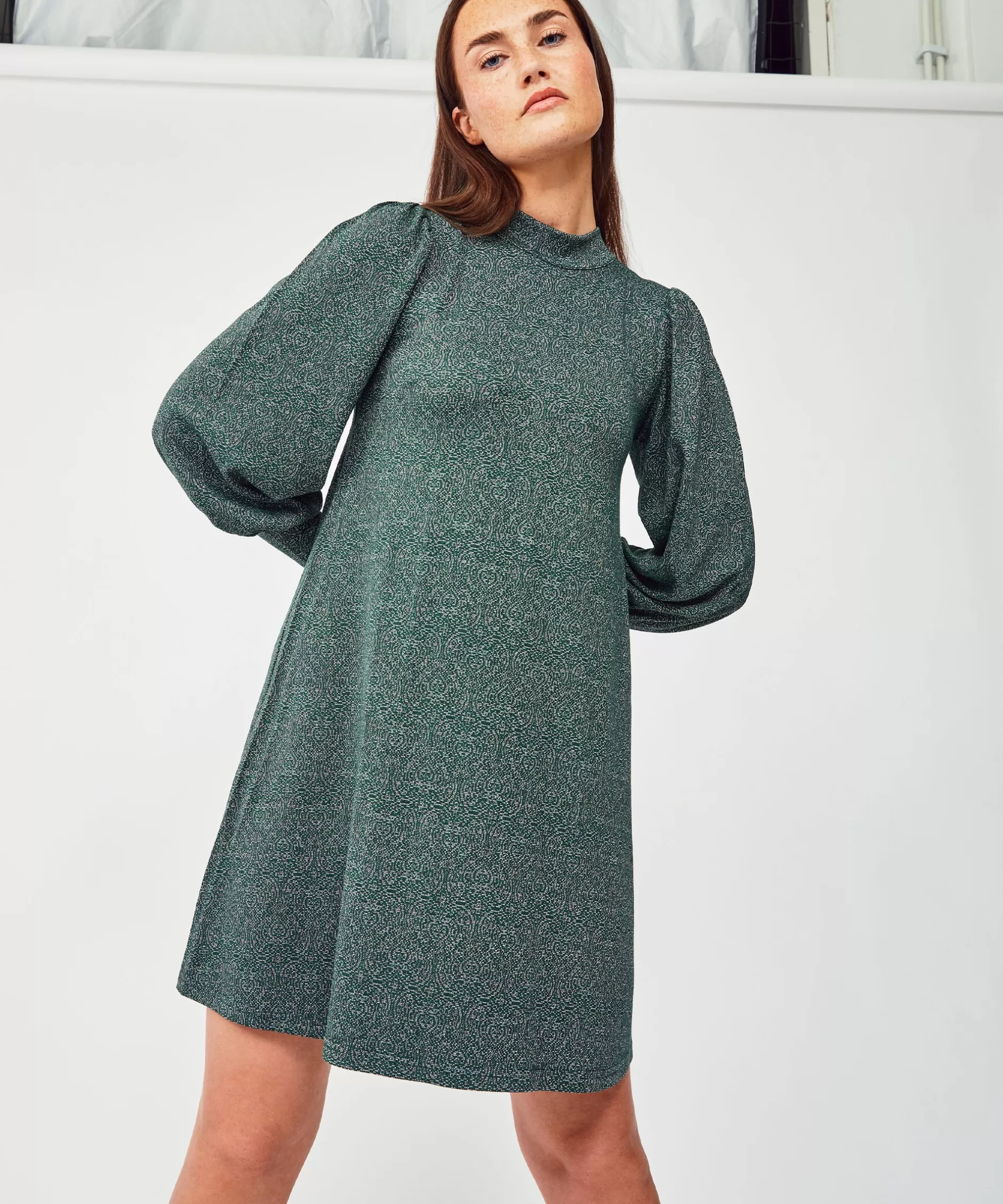 Online jumperfabriken Hanna Dress Green