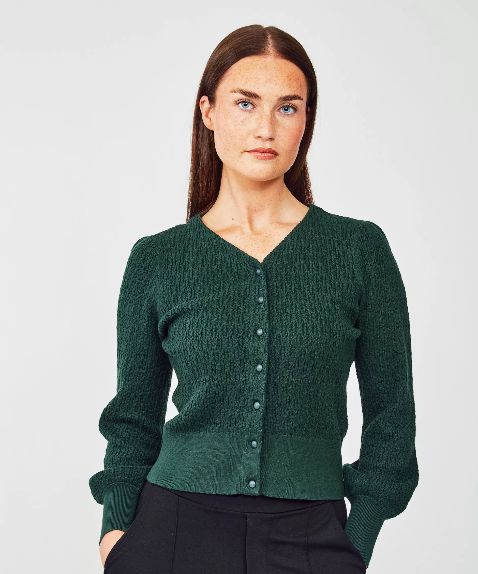 Fashion jumperfabriken Johanna Cardigan Green