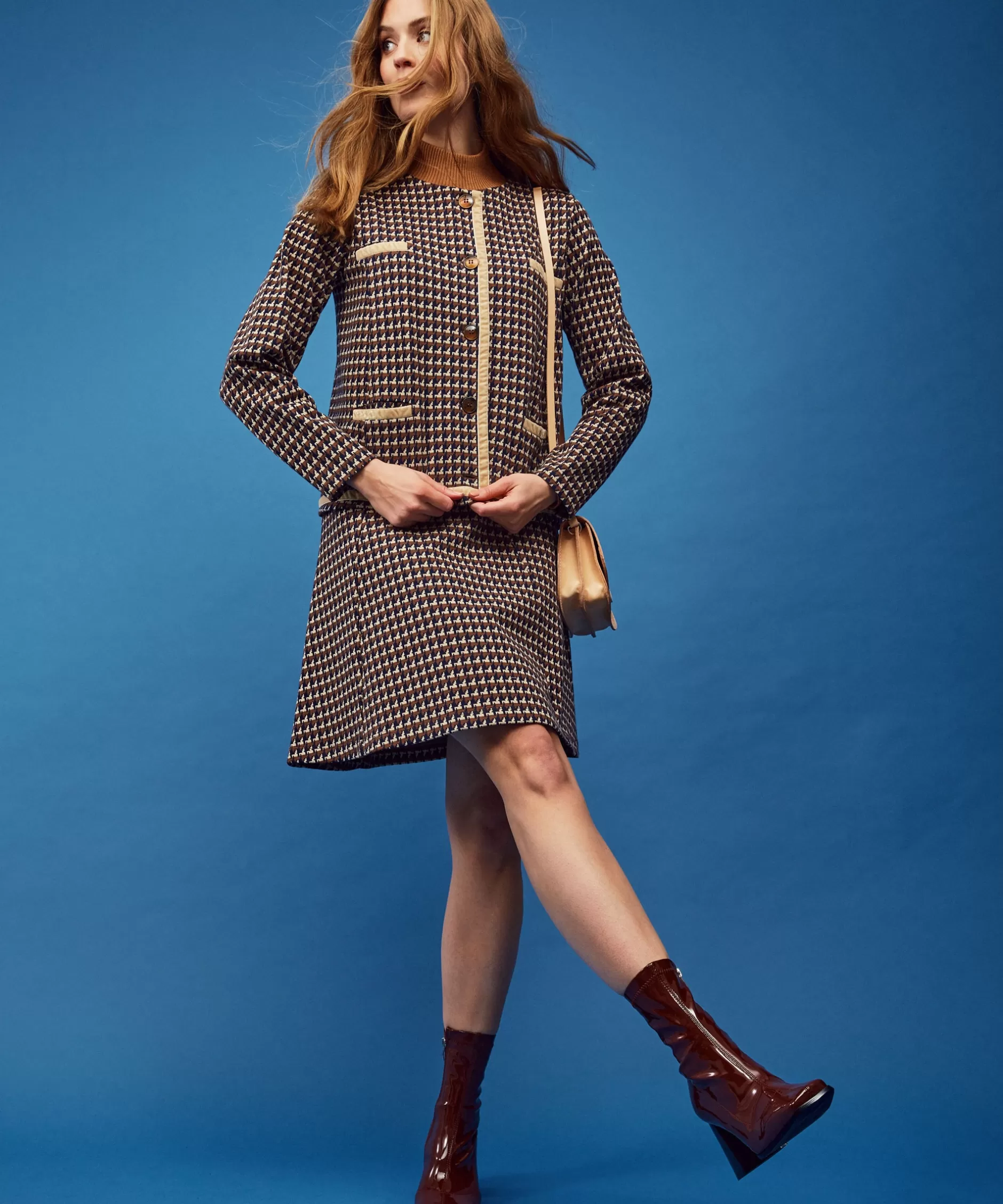 Outlet jumperfabriken Monica Jacket Brown