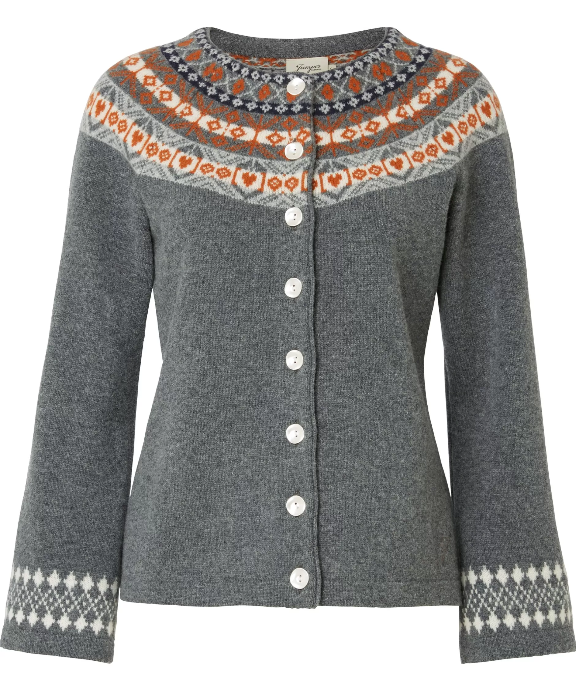 Outlet jumperfabriken Vendela Cardigan Grey